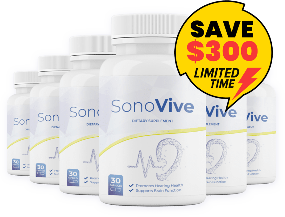 SonoVive supplement bottle pack